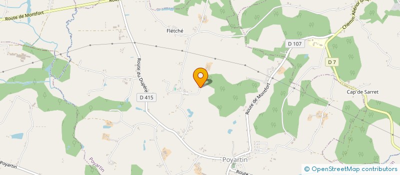 localisation de l'entreprise MADAME CECILE MARSAN  POYARTIN