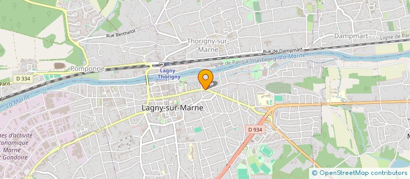 localisation de l'entreprise MADAME CECILE MARTIN à LAGNY-SUR-MARNE