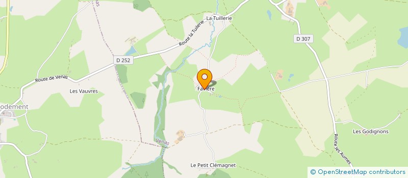 localisation de l'entreprise MADAME CECILE MARTIN à VENAS