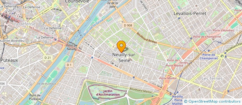 localisation de l'entreprise MADAME CECILE MARTIN à NEUILLY-SUR-SEINE