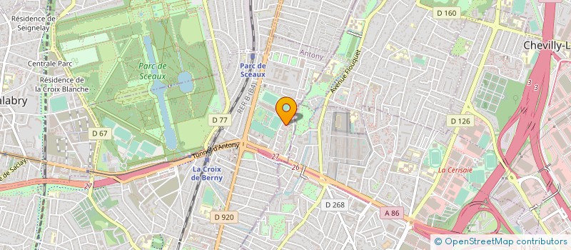 localisation de l'entreprise MADAME CECILE MARTIN à ANTONY