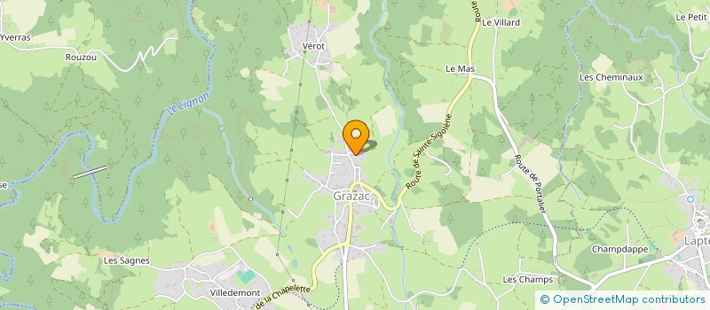 localisation de l'entreprise MADAME CECILE MARTIN  GRAZAC