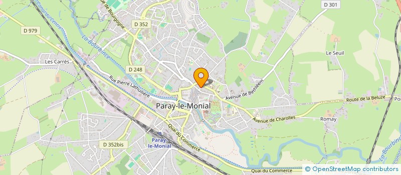 localisation de l'entreprise MADAME CECILE MARTIN  PARAY-LE-MONIAL