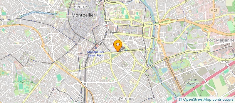 localisation de l'entreprise MADAME CECILE MARTINEZ à MONTPELLIER