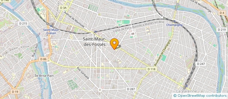 localisation de l'entreprise MADAME CECILE MARTINOT à SAINT-MAUR-DES-FOSSES