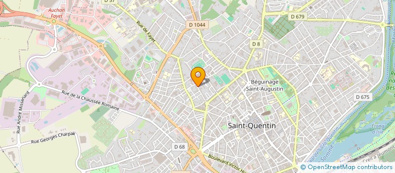 localisation de l'entreprise MADAME CECILE MASLARD  SAINT-QUENTIN