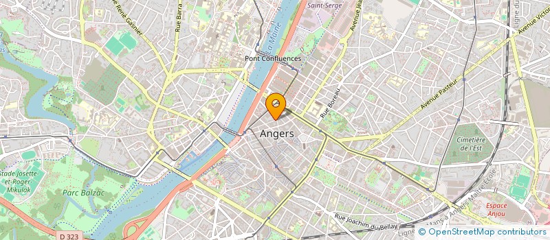 localisation de l'entreprise MADAME CECILE MASSON à ANGERS