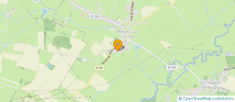 localisation de l'entreprise MADAME CECILE MASSON  MESSEY-SUR-GROSNE