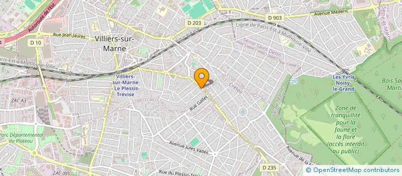 localisation de l'entreprise MADAME CECILE MASSON  VILLIERS-SUR-MARNE