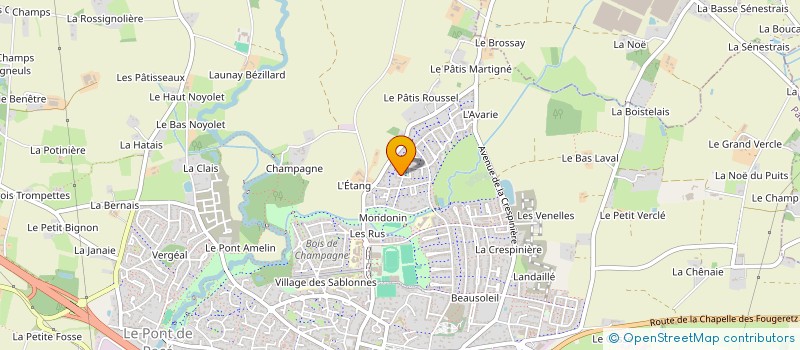 localisation de l'entreprise MADAME CECILE MASSON GREHAIGNE  PACE