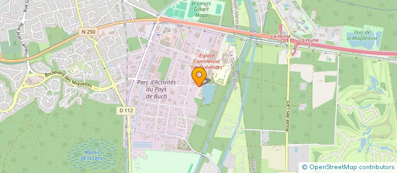 localisation de l'entreprise MADAME CECILE MASSY à LA TESTE-DE-BUCH