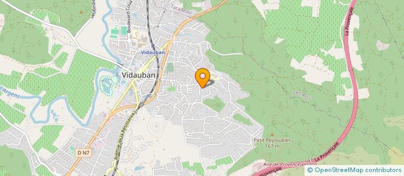 localisation de l'entreprise MADAME CECILE MATHON  VIDAUBAN