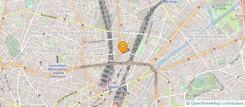 localisation de l'entreprise MADAME CECILE MATIGNON  PARIS