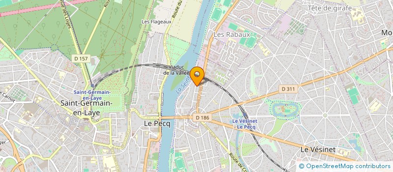 localisation de l'entreprise MADAME CECILE MATTEI à LE PECQ