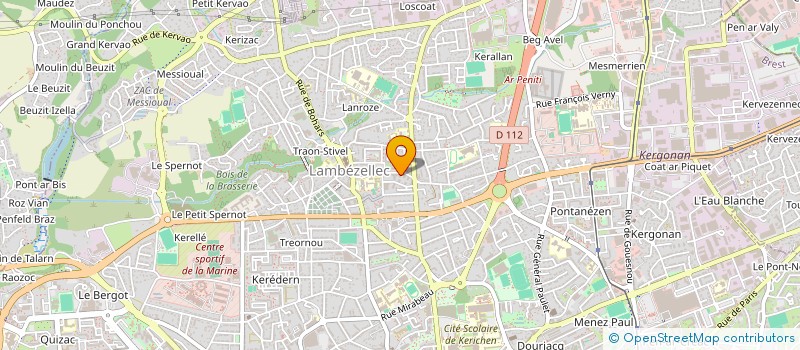 localisation de l'entreprise MADAME CECILE MATTEI à BREST