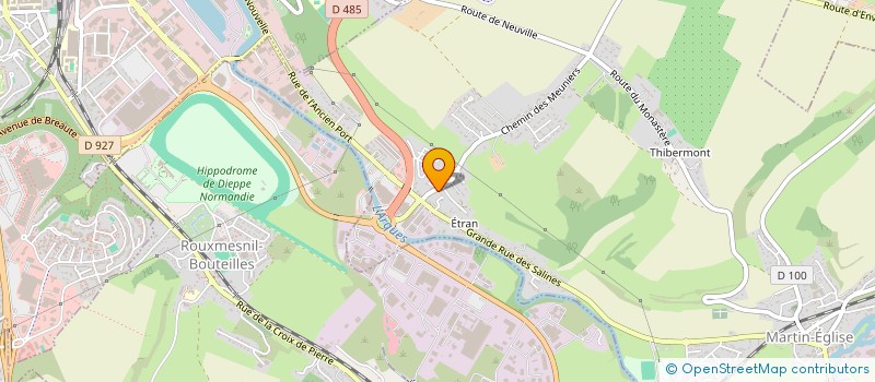 localisation de l'entreprise MADAME CECILE MATTHEY DE L'ETANG à ROUXMESNIL-BOUTEILLES