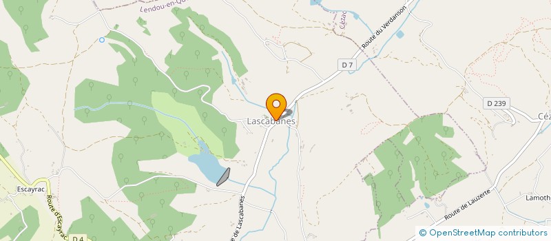 localisation de l'entreprise MADAME CECILE MAUPOUX à LENDOU-EN-QUERCY