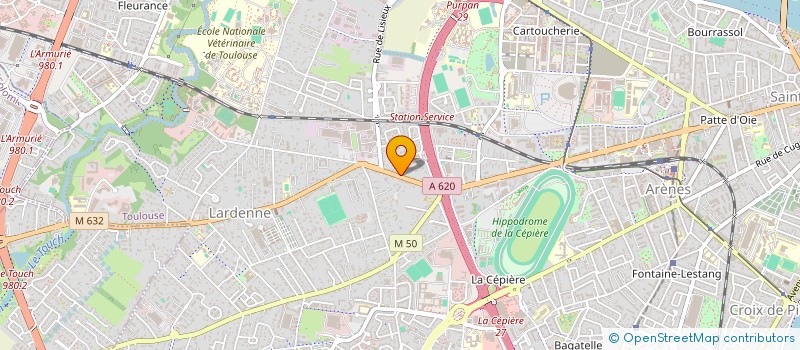 localisation de l'entreprise MADAME CECILE MAUREL  TOULOUSE
