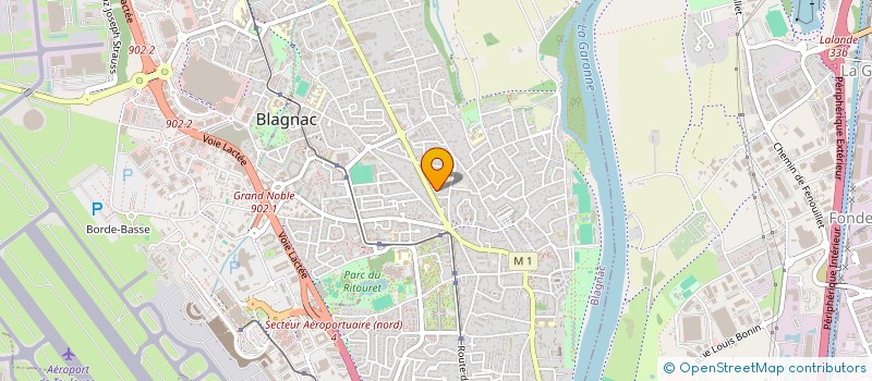 localisation de l'entreprise MADAME CECILE MAUVEZIN  BLAGNAC