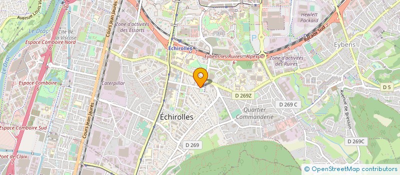 localisation de l'entreprise MADAME CECILE MAYAUD à ECHIROLLES