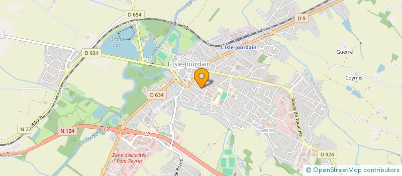 localisation de l'entreprise MADAME CECILE MAZEAU  L'ISLE-JOURDAIN