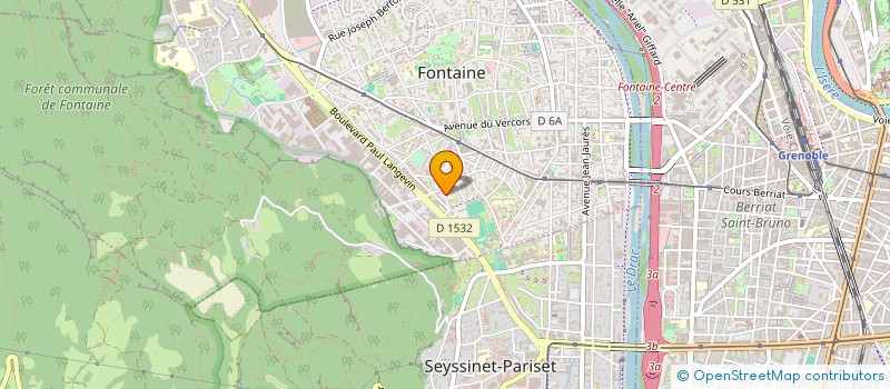 localisation de l'entreprise MADAME CECILE MAZOYER à FONTAINE