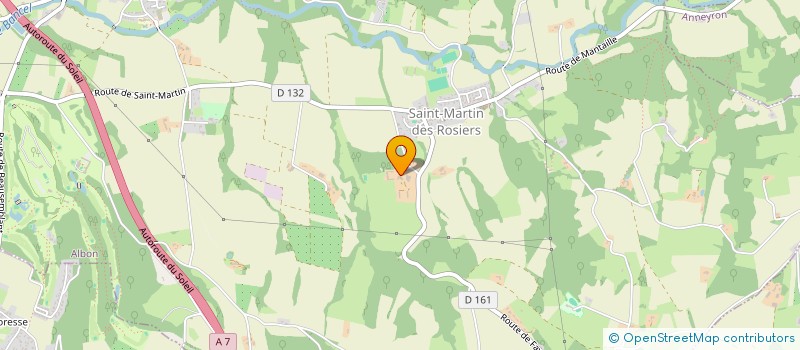 localisation de l'entreprise MADAME CECILE MEAUDRE à ALBON