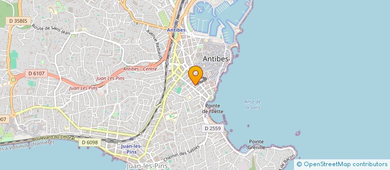 localisation de l'entreprise MADAME CECILE MEFFRE à ANTIBES