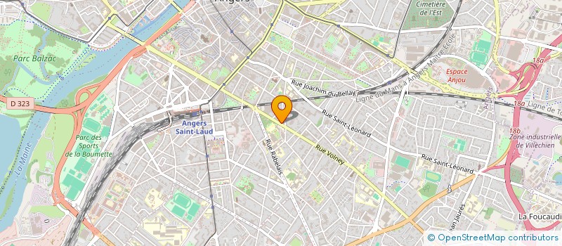 localisation de l'entreprise MADAME CECILE MEIGNAN  ANGERS