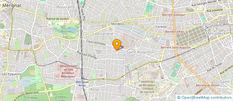 localisation de l'entreprise MADAME CECILE MELAINE  MERIGNAC