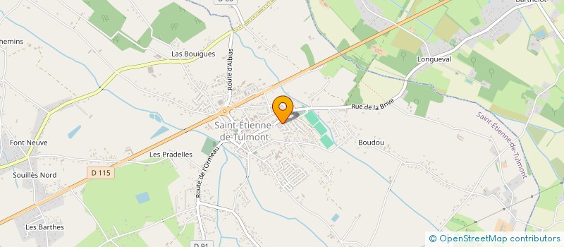 localisation de l'entreprise MADAME CECILE MENDOUSSE à SAINT-ETIENNE-DE-TULMONT