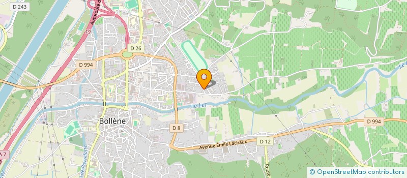 localisation de l'entreprise MADAME CECILE MENGUAL  BOLLENE