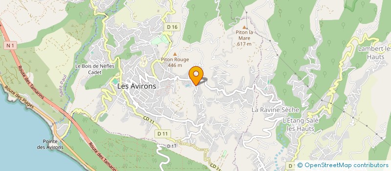 localisation de l'entreprise MADAME CECILE MENUEL  LES AVIRONS