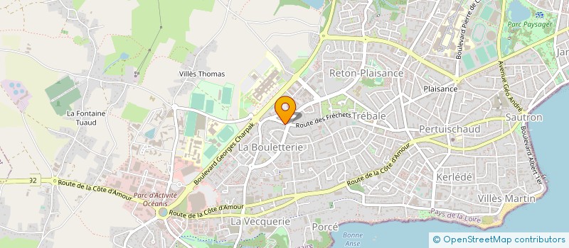 localisation de l'entreprise MADAME CECILE MERCERON à SAINT-NAZAIRE