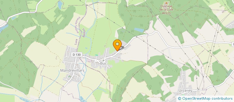 localisation de l'entreprise MADAME CECILE MESLIER  BUC