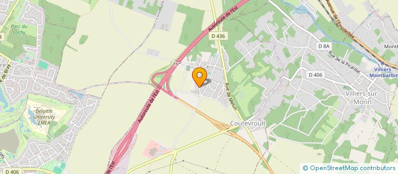 localisation de l'entreprise MADAME CECILE METIVIER  COUTEVROULT