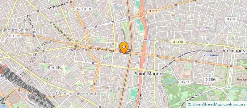 localisation de l'entreprise MADAME CECILE MEULEAU  PARIS