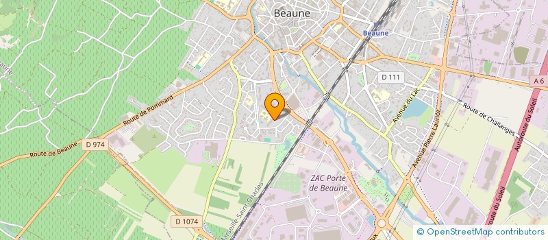 localisation de l'entreprise MADAME CECILE MEUNIER à BEAUNE