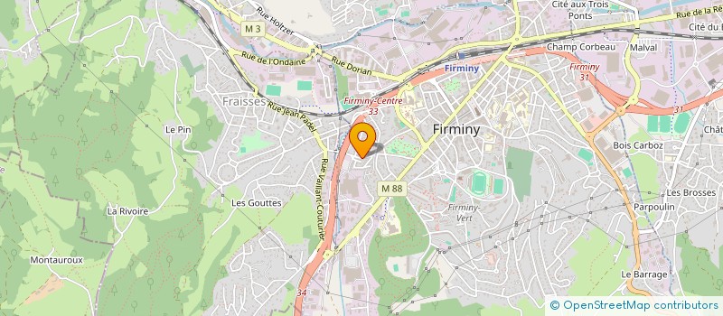 localisation de l'entreprise MADAME CECILE MEUNIER  FIRMINY