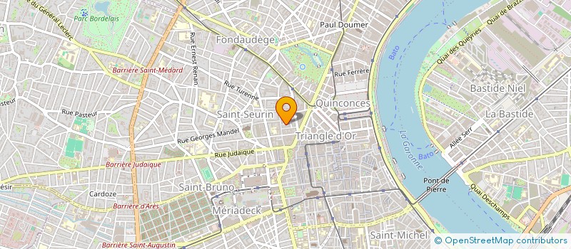 localisation de l'entreprise MADAME CECILE MEURICE à BORDEAUX