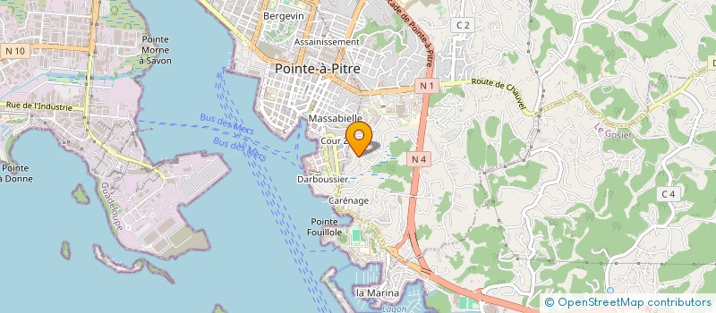 localisation de l'entreprise MADAME CECILE MEYAPIN à LES ABYMES