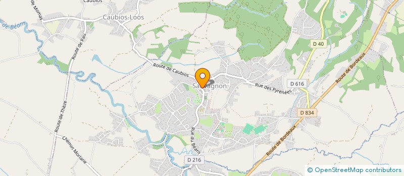 localisation de l'entreprise MADAME CECILE MEYZIE  SAUVAGNON