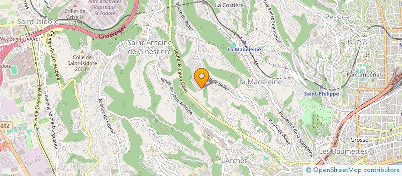 localisation de l'entreprise MADAME CECILE MEZOULE  NICE