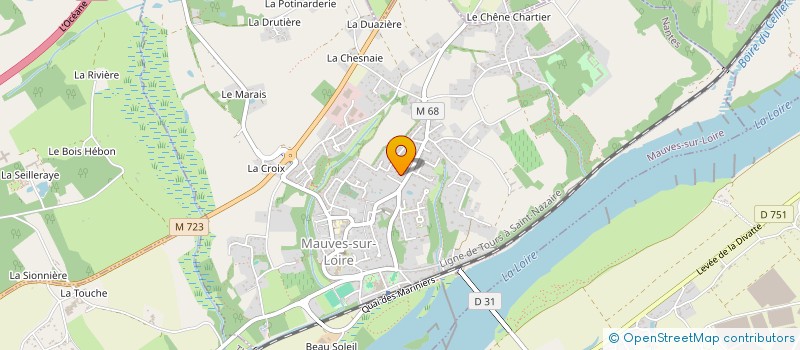 localisation de l'entreprise MADAME CECILE MICHEL  MAUVES-SUR-LOIRE