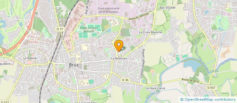 localisation de l'entreprise MADAME CECILE MICLARD  BRUZ