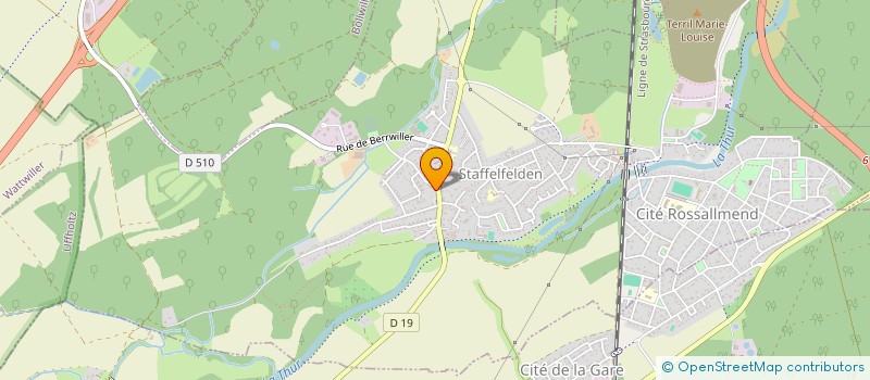 localisation de l'entreprise MADAME CECILE MIESCH  BELLEFONTAINE