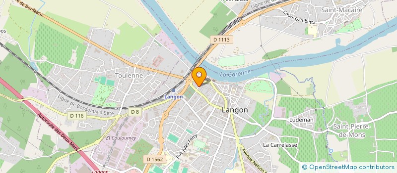 localisation de l'entreprise MADAME CECILE MILET à LANGON