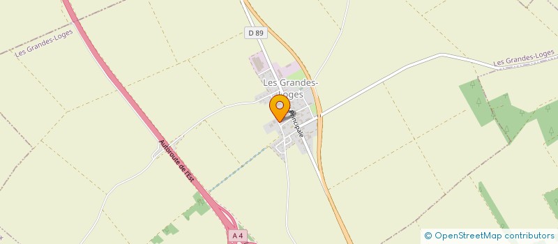 localisation de l'entreprise MADAME CECILE MINELLE  LES GRANDES-LOGES