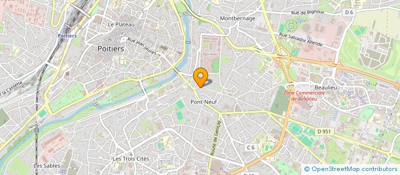 localisation de l'entreprise MADAME CECILE MINGUENEAU  POITIERS