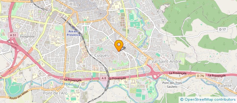 localisation de l'entreprise MADAME CECILE MINICONI  AIX-EN-PROVENCE